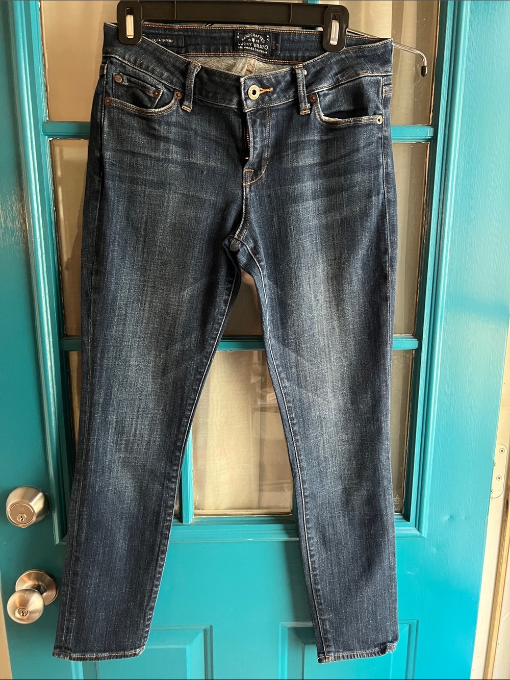 Lucky Brand Women's Dark Indigo Skinny Jeans